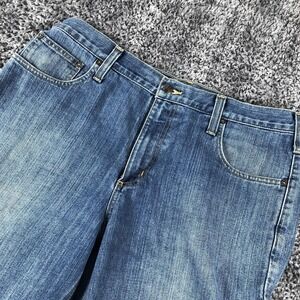 Carhartt Jeans Mens 36x32 Blue Straight Traditional Fit Denim Casual 101496-420